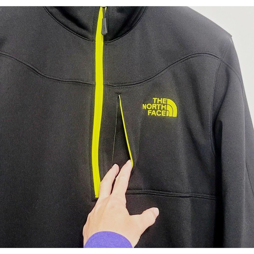 The North Face Canyonlands Black 1/2 Zip Pullover Jacket Mens Size M Outdoors - Picture 3 of 9